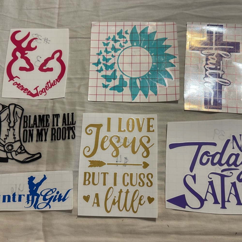 Inspirational Vinyl Decal Sticker Set 2